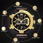 Black gold_2021 Luxury Mens Sport Watches Military Waterproof Digital Alarm Chronograph Quartz Wrist
