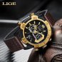 Silver black_2021 Luxury Mens Sport Watches Military Waterproof Digital Alarm Chronograph Quartz Wri