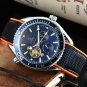 11_Automatic Mechanical Watch Oujia 3-Pin Flywheel Seahorse Automatic Mechanical Watch Steel Band
