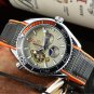 2_Automatic Mechanical Watch Oujia 3-Pin Flywheel Seahorse Automatic Mechanical Watch Steel Band