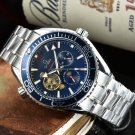 3_Automatic Mechanical Watch Oujia 3-Pin Flywheel Seahorse Automatic Mechanical Watch Steel Band