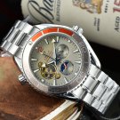 6_Automatic Mechanical Watch Oujia 3-Pin Flywheel Seahorse Automatic Mechanical Watch Steel Band