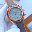 2_Quartz Watch European Seahorse Five-Pin Watch Stainless Steel Case Rubber Strap Men's Quartz Watch
