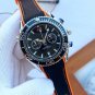 2_Quartz Watch European Seahorse Five-Pin Watch Stainless Steel Case Rubber Strap Men's Quartz Watch