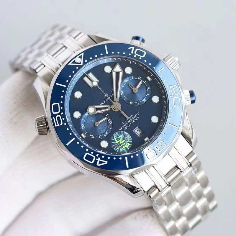 4_Oujia Re-Engraved Omi Hippocampus Series 8800 Movement Hippocampus 300 Automatic Mechanical Watch 