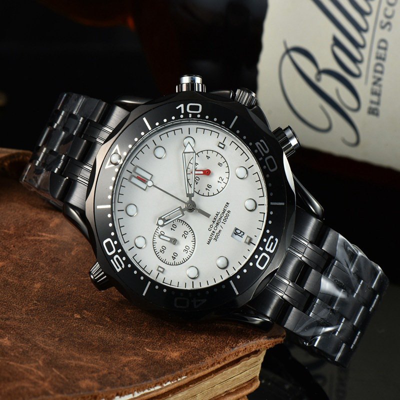 3_Quartz Watch Men's Six-Pin Full Function European Quartz Watch Swatch Joint Manufacturer