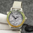 3_Automatic Mechanical Watch European Haima 300 Colored Diamond Ring Three-Pin Automatic Mechanical 