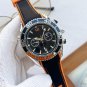 5_Oujia Haima 2023 New Full Function Quartz Belt Men's Chronograph High A Watch Tape Watch