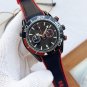 5_Oujia Haima 2023 New Full Function Quartz Belt Men's Chronograph High A Watch Tape Watch