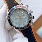 5_Oujia Haima 2023 New Full Function Quartz Belt Men's Chronograph High A Watch Tape Watch