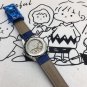 Butterfly Fly Blue_Mechanical Watch Laojia Butterfly Double Calendar Belt Automatic Mechanical Watch