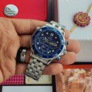 6_Quartz Watch European Hippocampus 6-Pin Full-Function Quartz Chronograph Running Seconds Watch Zo0