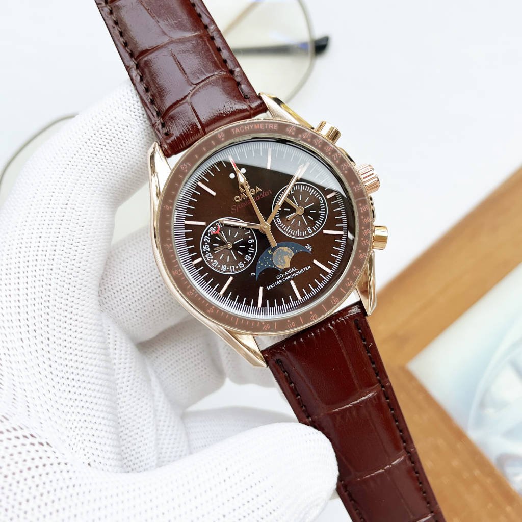 10_Quartz Watch Europa 5-Pin Star Full-Function Quartz Chronograph Running Seconds Watch Zo03