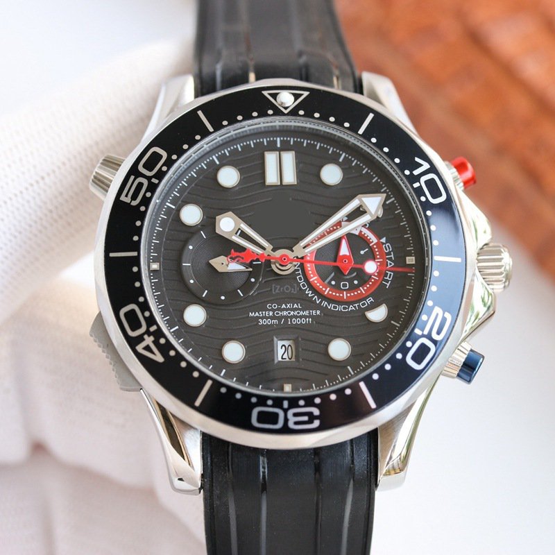 10_Automatic Mechanical Watch Omega 300 Series Seahorse Automatic Mechanical Watch