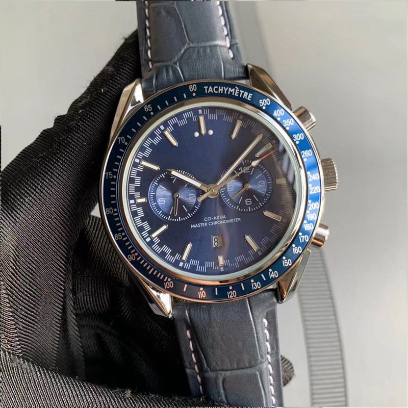 15_Automatic Mechanical Watch Oujia Chaoba Five-Pin Automatic Mechanical Watch Stainless Steel Blue 