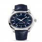 1_Mechanical Watch Omega Hippocampus 300 Series Ceramic Ring Automatic Mechanical Men's Steel Belt