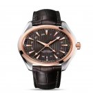 4_Mechanical Watch Omega Hippocampus 300 Series Ceramic Ring Automatic Mechanical Men's Steel Belt