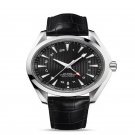 5_Mechanical Watch Omega Hippocampus 300 Series Ceramic Ring Automatic Mechanical Men's Steel Belt