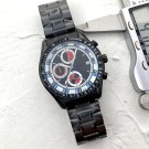 1_Quartz Watch Europa Six-Pin Full-Function Quartz Watch Chronograph Men's Stainless Steel Strap