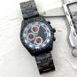 1_Quartz Watch Europa Six-Pin Full-Function Quartz Watch Chronograph Men's Stainless Steel Strap