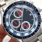 2_Quartz Watch Europa Six-Pin Full-Function Quartz Watch Chronograph Men's Stainless Steel Strap