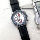 6_Quartz Watch Europa Six-Pin Full-Function Quartz Watch Chronograph Men's Stainless Steel Strap