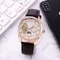 10_Quartz Watch Fire Selling European Mechanical Leather Large Flywheel Steel Constellation Series W