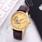 10_Quartz Watch Fire Selling European Mechanical Leather Large Flywheel Steel Constellation Series W