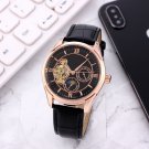 2_Quartz Watch Fire Selling European Mechanical Leather Large Flywheel Steel Constellation Series Wa