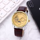 4_Quartz Watch Fire Selling European Mechanical Leather Large Flywheel Steel Constellation Series Wa
