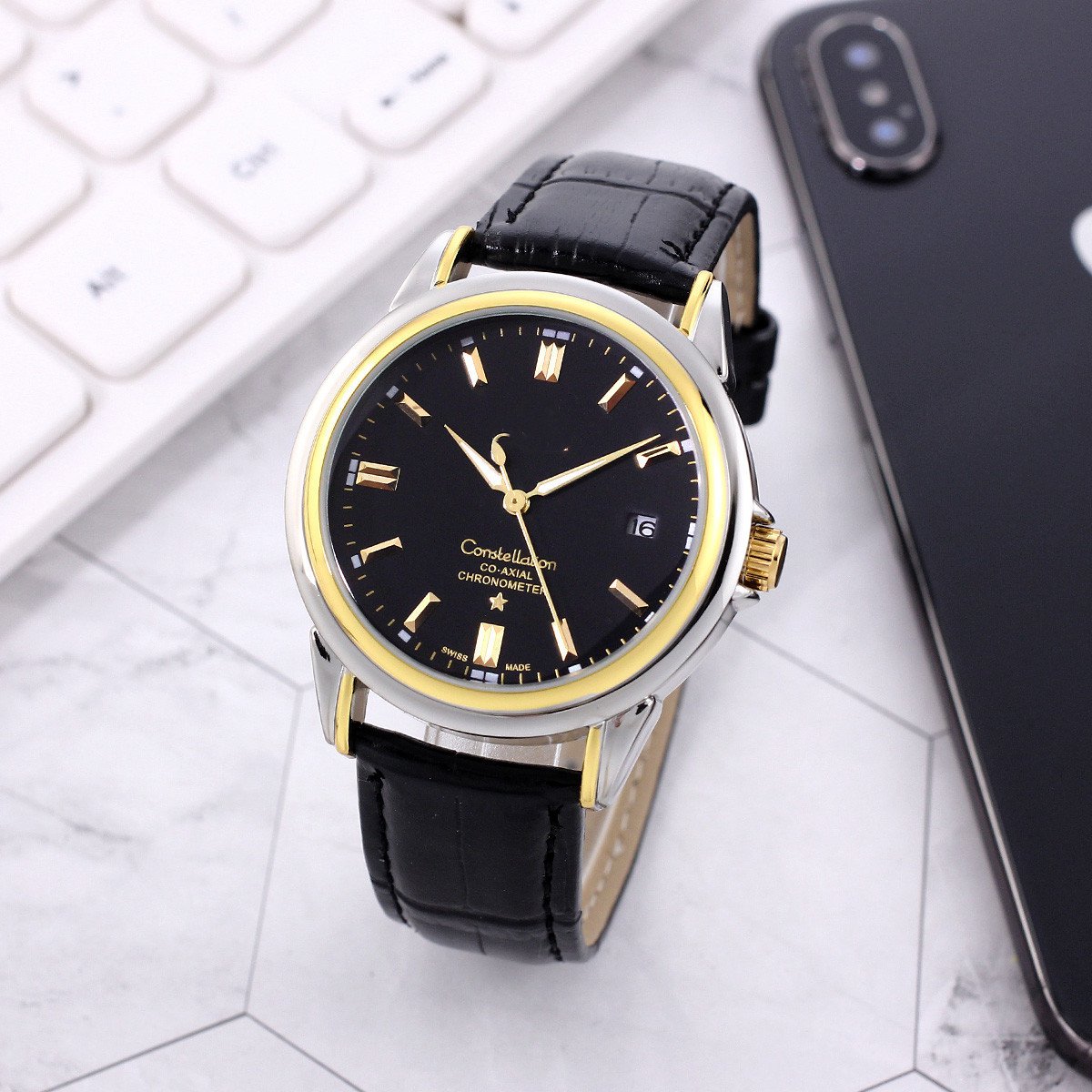 3_Automatic Mechanical Watch Fire Selling European Machinery Steel Band Watch