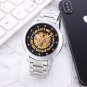 14_Automatic Mechanical Watch European Hippocampus Hollow Dial Men's Steel Band Mechanical Watch
