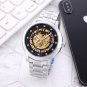 16_Automatic Mechanical Watch European Hippocampus Hollow Dial Men's Steel Band Mechanical Watch