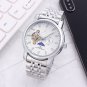 1_Automatic Mechanical Watch New 007 Series European Machinery Steel Band Watch