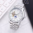 9_Automatic Mechanical Watch New 007 Series European Machinery Steel Band Watch
