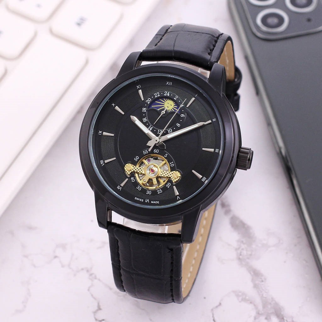 1_Automatic Mechanical Watch European Hippocampus Tourbillon Star Mechanical Steel Men's Watch
