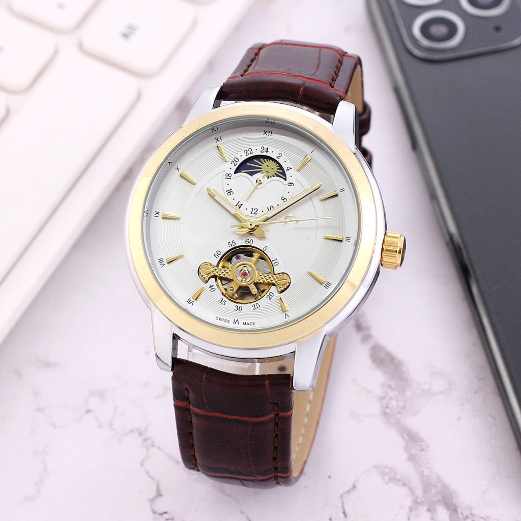 3_Automatic Mechanical Watch European Hippocampus Tourbillon Star Mechanical Steel Men's Watch