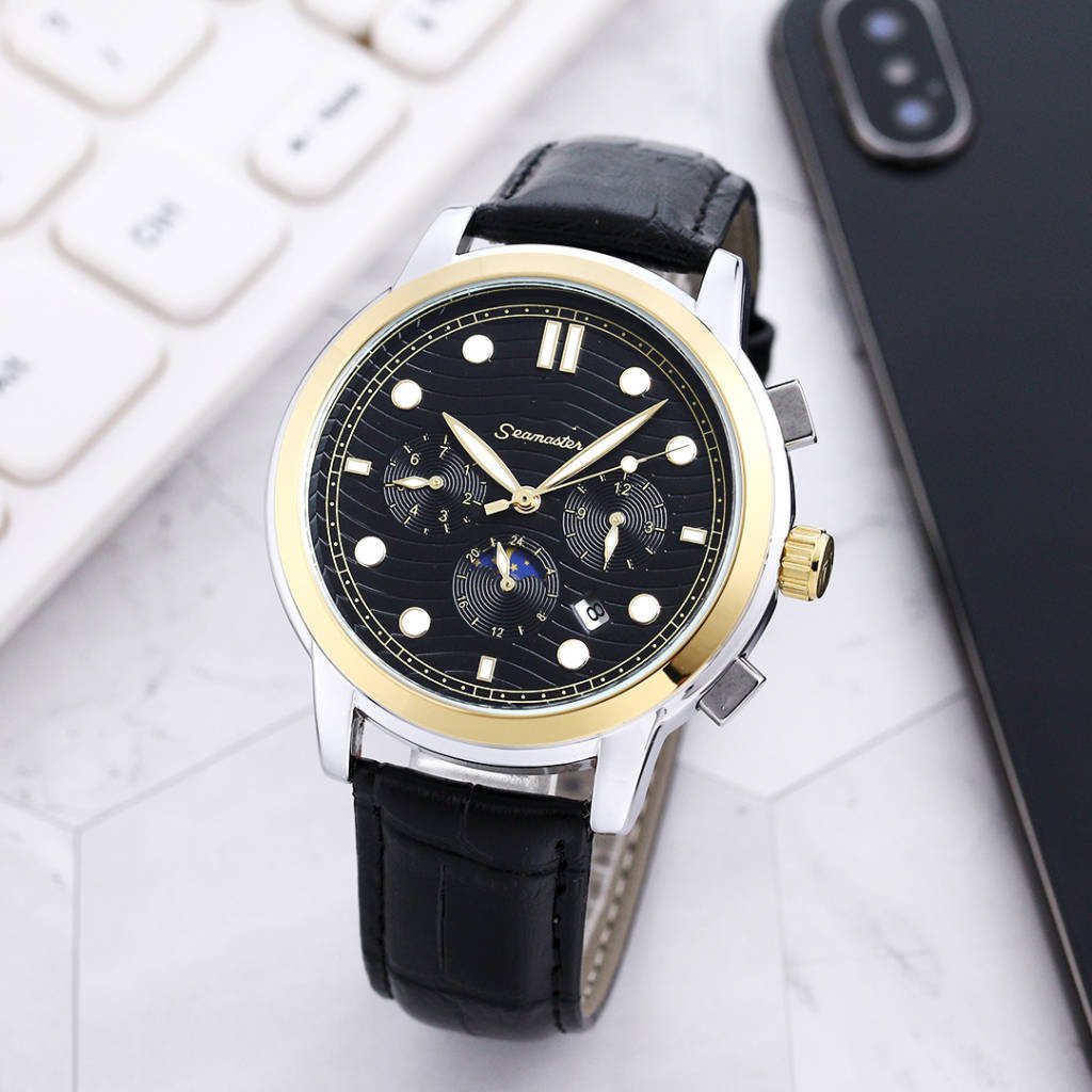 3_Automatic Mechanical Watch European Home Automatic Machinery 007 Fine Steel Men's Star Watch