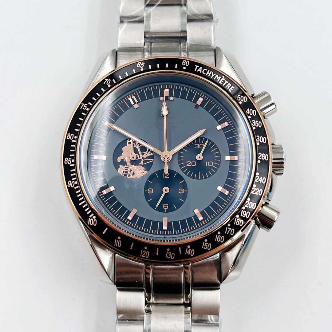 4_Automatic Mechanical Watch European Men's Speedmaster Series Six-Pin Quartz Watch