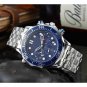 8_Six-Pin Full-Function Chronograph European Men's Watch