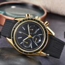 2_Quartz Watch Europa Six-Pin Tape Three-Eye Men's Sports Tape Timing 40Mm