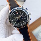 8_Quartz Watch European Hippocampus Five-Pin Waterproof Luminous Calendar Quartz Watch Steel Band Wa