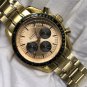 Super Six Gold Ding Black Eye Steel Belt 360Cc001_Automatic Mechanical Watch Europa Jindin Black Eye
