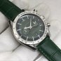 Green Butyl Black Eyes_Auto Mechanical Watch European Hippocampus Five-Needle Black Eye Automatic Me