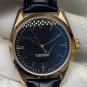 Famous Rose Gold And Black Skin 41_Automatic Mechanical Watch European Famous Rose Gold Black Leathe