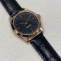 Famous Rose Gold And Black Skin 41_Automatic Mechanical Watch European Famous Rose Gold Black Leathe