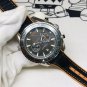 Orange Gray_Automatic Mechanical Watch European Hippocampus Five-Needle Orange Grey Automatic Mechan