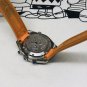 Orange Gray_Automatic Mechanical Watch European Hippocampus Five-Needle Orange Grey Automatic Mechan