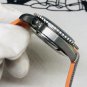 Orange Black_Automatic Mechanical Watch European Hippocampus Five-Needle Orange Black Automatic Mech