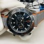 Orange Black_Automatic Mechanical Watch European Hippocampus Five-Needle Orange Black Automatic Mech